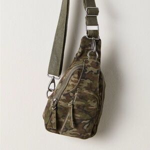 Free People Hudson Suede Sling Bag